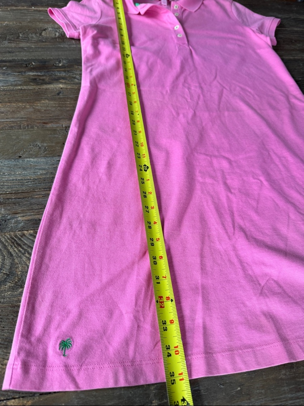 Lilly Pulitzer pink pique cotton polo dress Preppy resort wear classic timeless - Picture 8 of 8